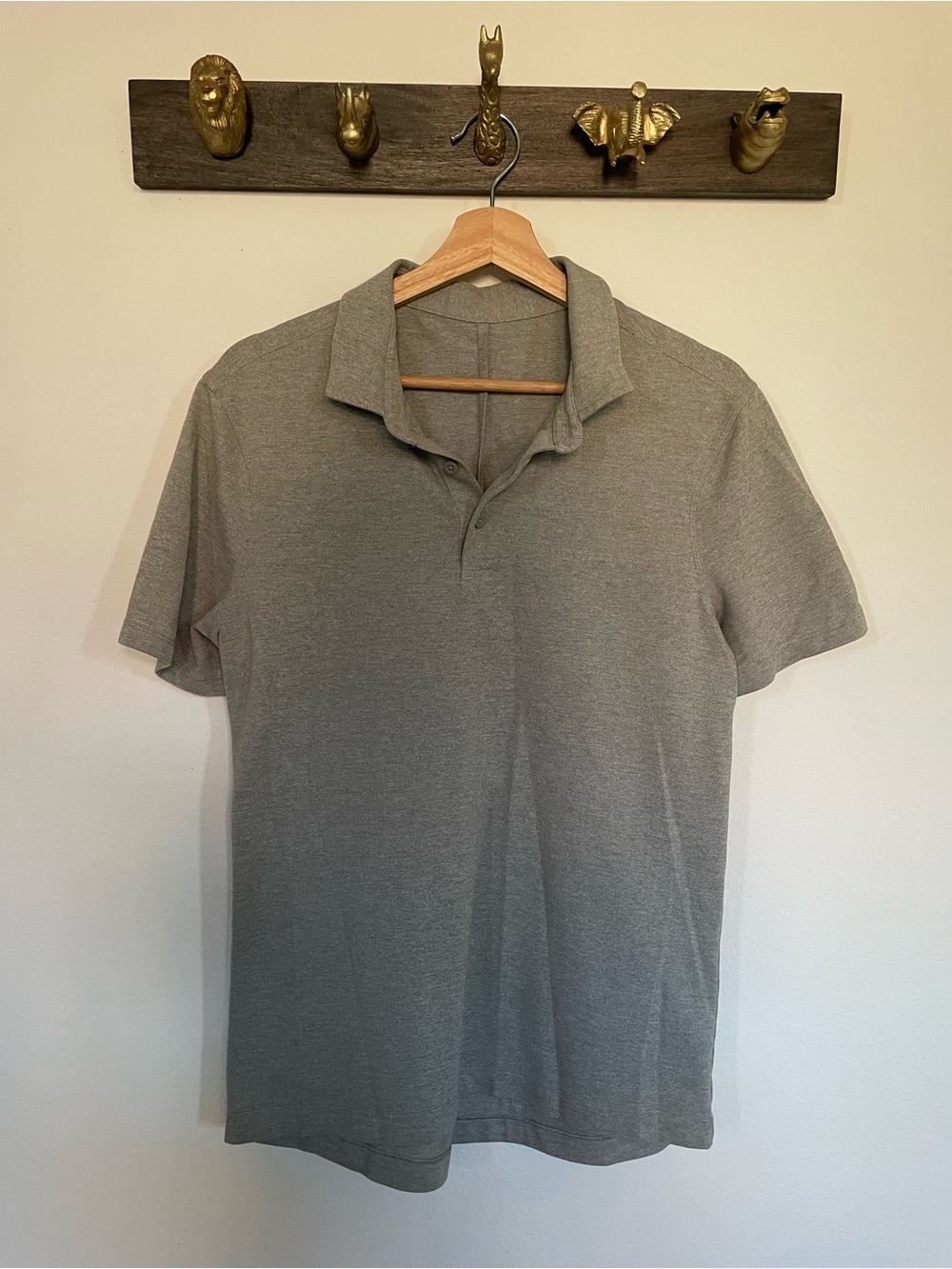 lululemon athletica Men's Gray Polo